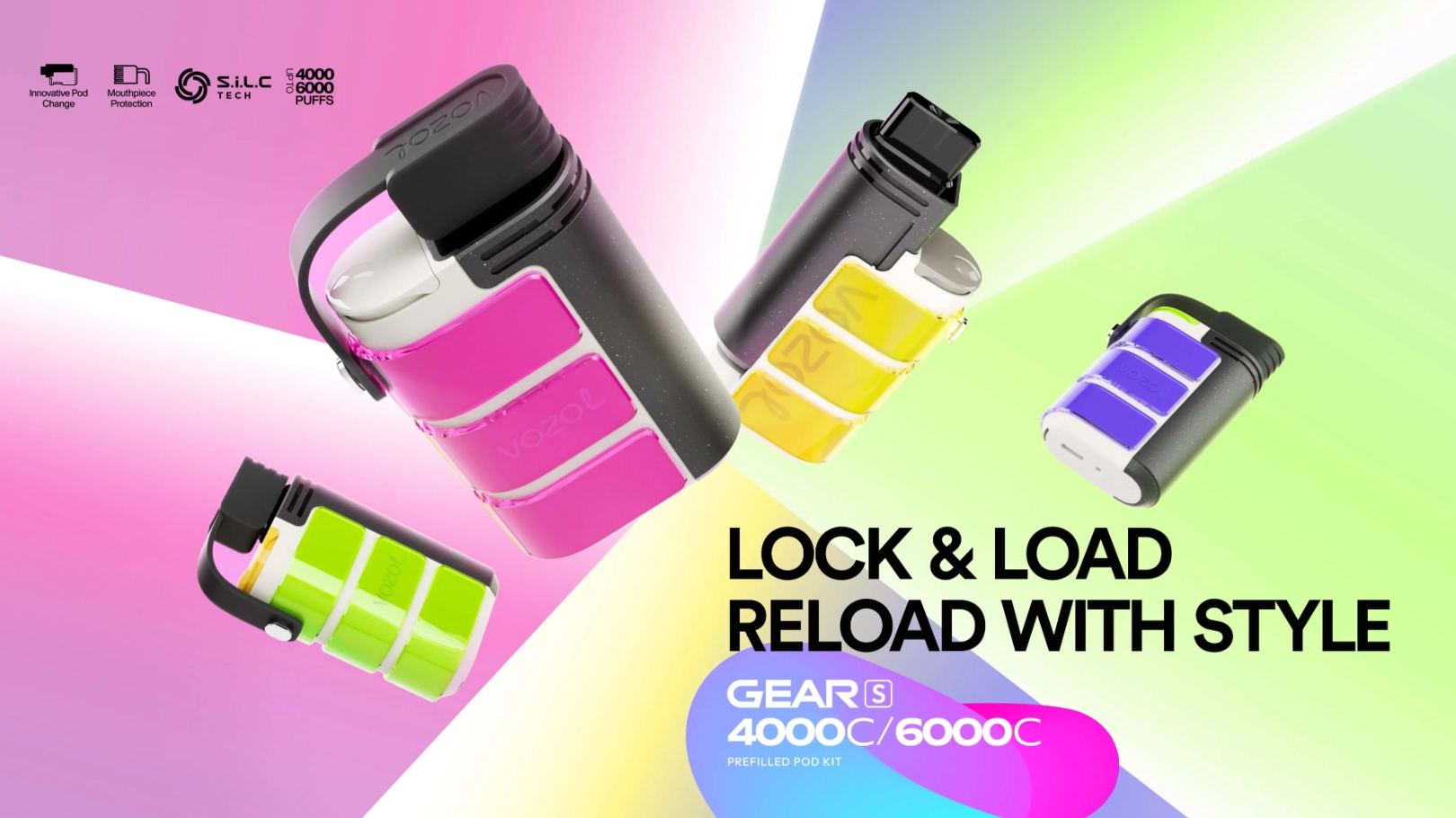 VOZOL GEAR 4000C/6000C Vape - azul zafiro: Una Joya de Vaporizaci&oacute;n en el Mercado Mexicano de 2025