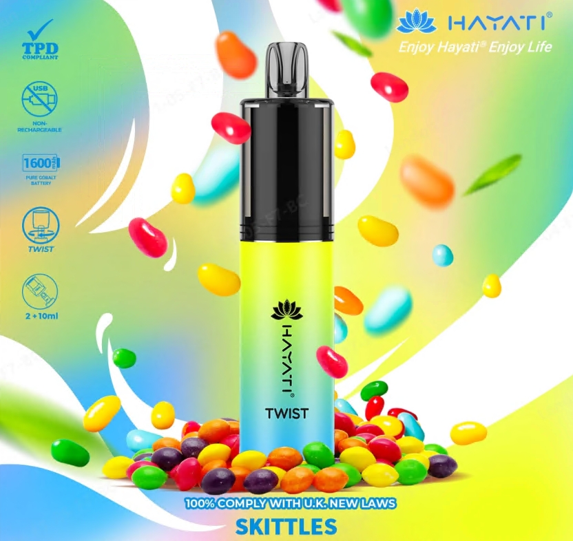 Hayati Twist 5000 Puffs - Juego de bolos: El Sabor de la Diversi&oacute;n en Cada Calada